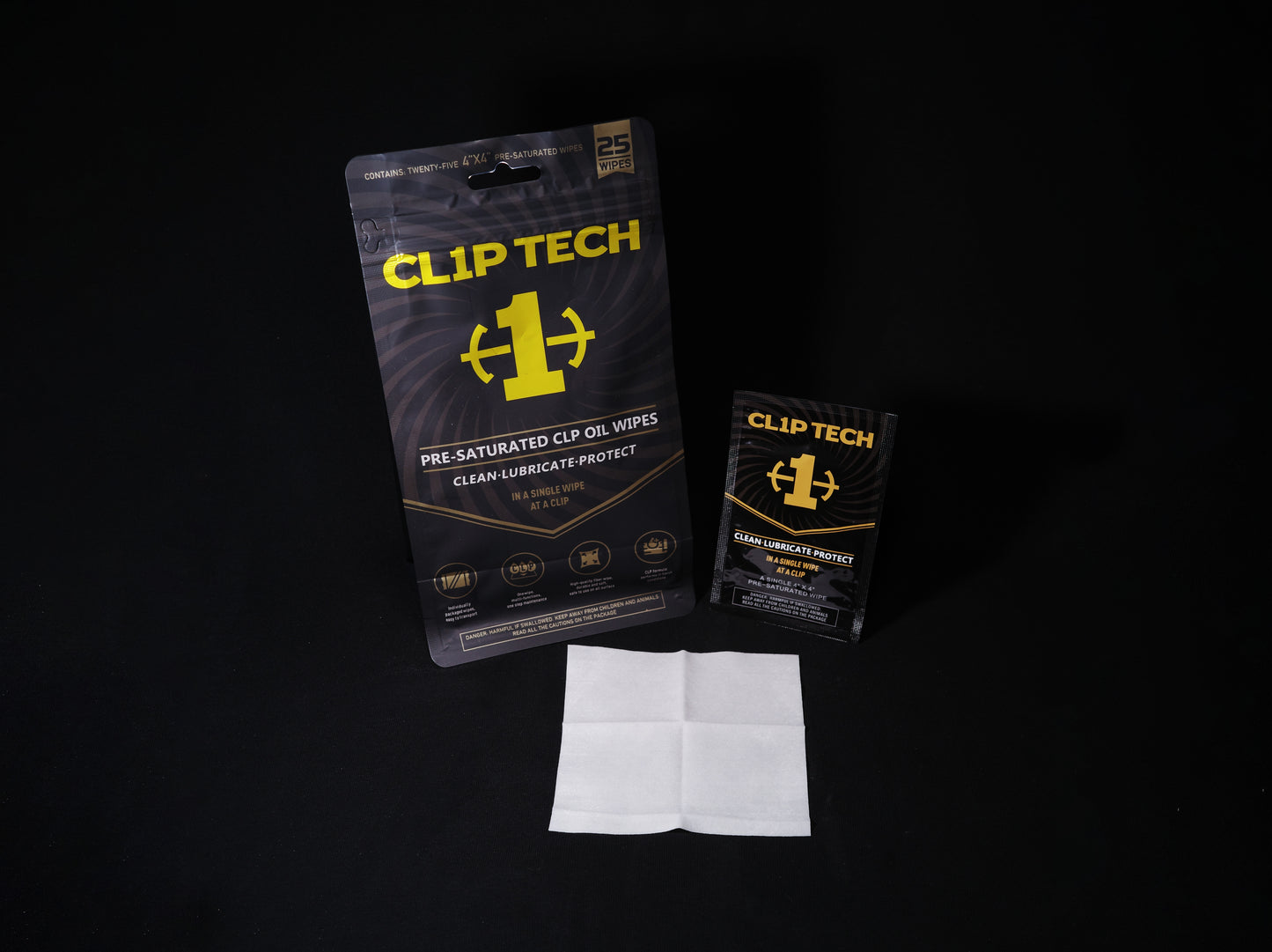 4''x4'' Medium Size CLP Wipe, 25 Pcs