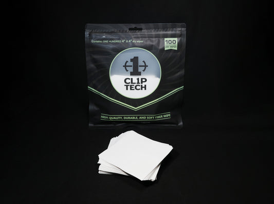 4''x4'' Medium Size Dry Wipe, 100 Pcs